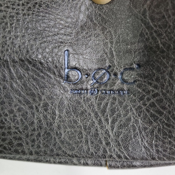 B.O.C. Born Concepts Womens Gray Buckle Shoulder Crossbody Purse 100622 - Picture 14 of 16